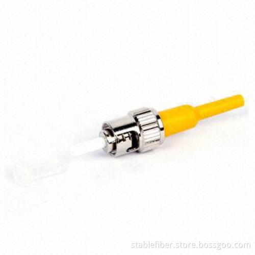 ST-MM Fiber-optic Connector with Low Insertion Loss and 0.9mm Boot Size